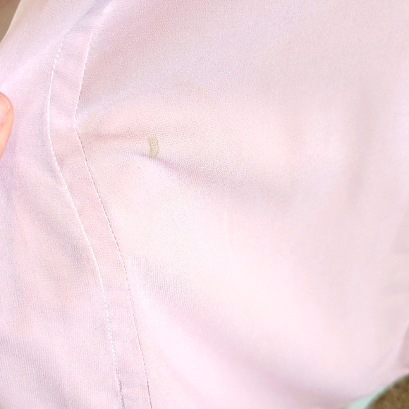 Anthropologie Modern Sheer Midi Dress in Pink - Picture 11 of 11